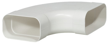 Bend connector Ⓕ, 125 soft flat ducting system, 90°, horizontal - 500.90.340