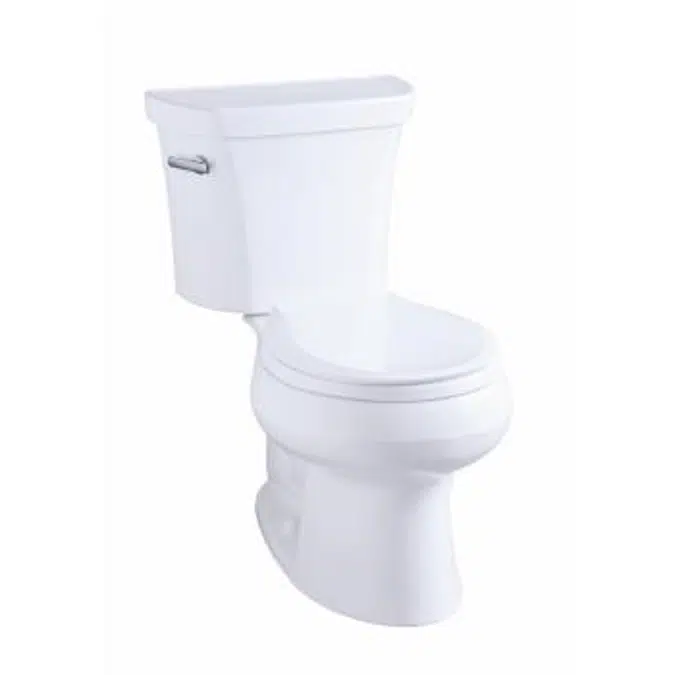 Wellworth Locking Insulated Right-Hand Lever Round Toilet