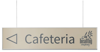 Suspended ceiling sign, Model Madrid Standard - 987.51.103
