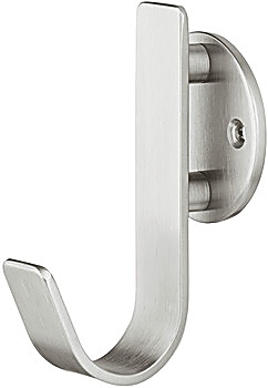 Wardrobe hook, Stainless steel, with 1 hooks - 842.57.080