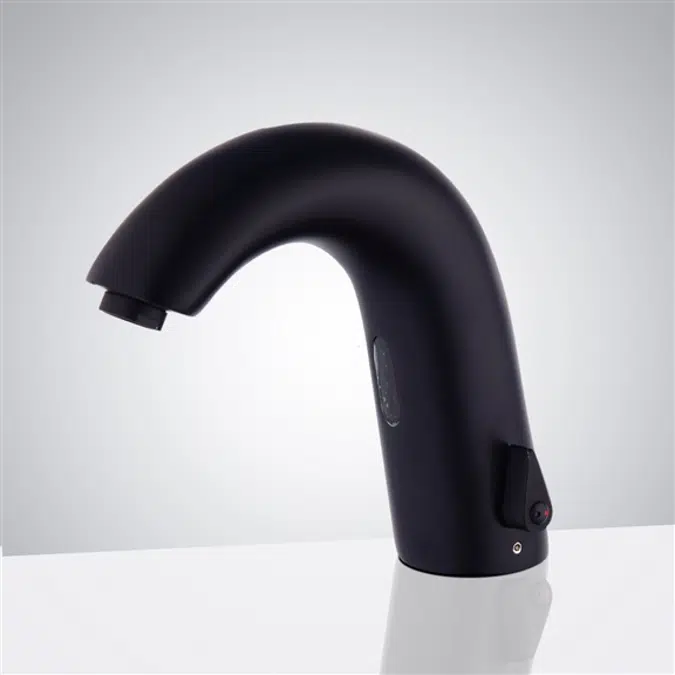 Chatue Matte Black Temperature Control Touchless Faucet