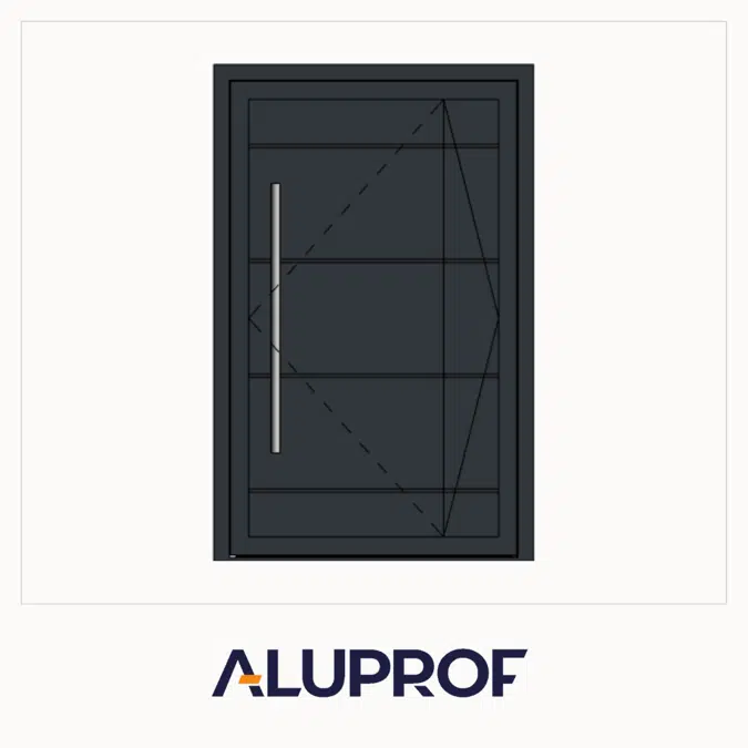 MB-86N PIVOT AD14 Single Inward Opening Panel Door