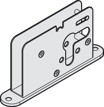 Single bolt lock, prepared for profile cylinder - 943.31.081