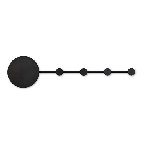 HAN Black wall lamp/coat rack