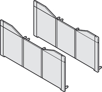 End bracket, for guide tracks, for screw fixing - 403.55.085