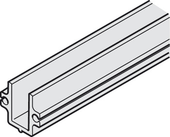 Guide rail, Not drilled, 24 x 24 mm - 940.81.999