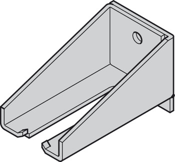 Wall mounting bracket, For height adjustable sleeve - 942.61.085
