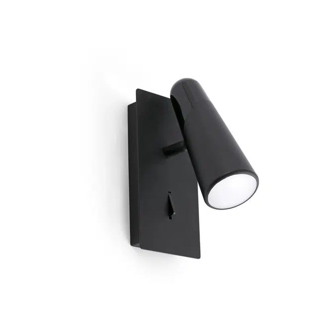 29039 - LAO Black Wall Lamp 1L