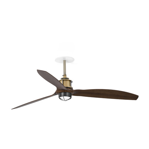 JUST fan RECESSED M Old altın/ceviz fan duvar kumandası beyaz 3000K