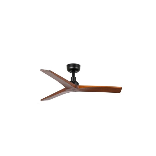 KLIM S Ceiling fan siyah/ceviz 0-10V/1-10V