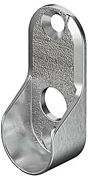 Rail End Support, For Wardrobe Rail Ova 30 X 15 Mm, For Loox Cable Outlet - 803.33.767