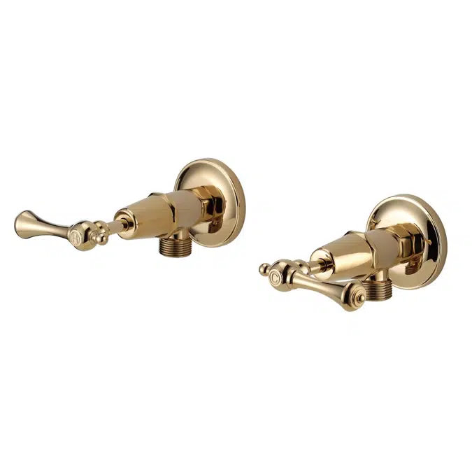 Kado Era Washing Machine Stops Lever Handle Brass Gold 9507627