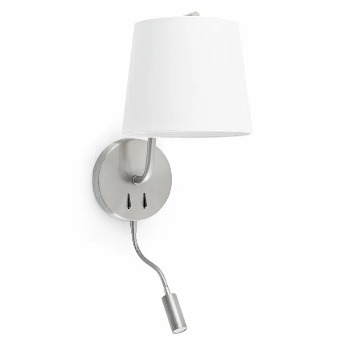 29331 - BERNI Satin Nickel Wall Lamp with Reader