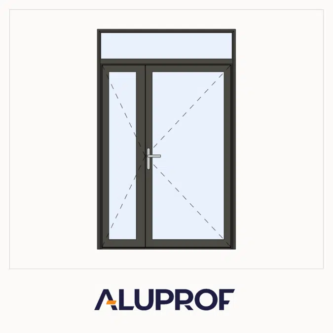 MB-Ferroline Double Inward Opening Slim Profile Door