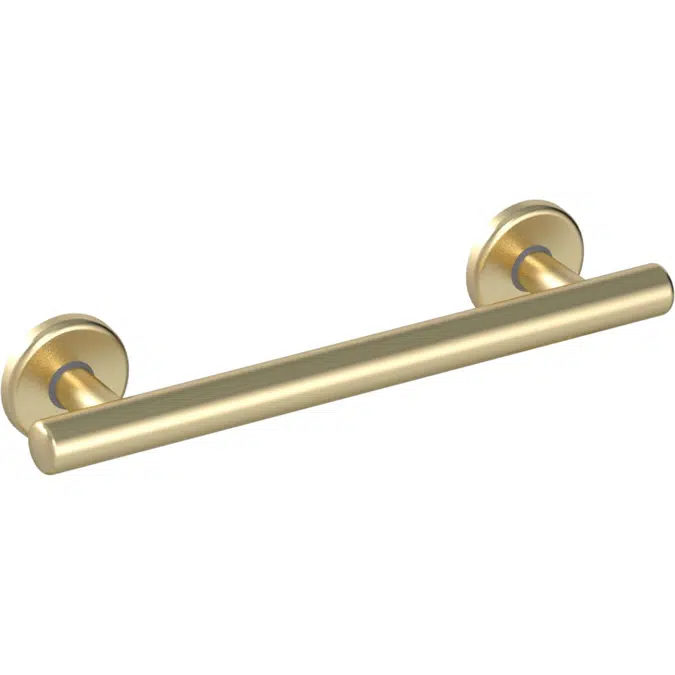 Mizu Drift 300mm Grab Rail Straight Brushed Brass 2266700