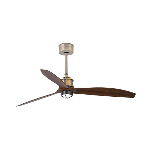 JUST FAN M Old gold/walnut fan 3000K