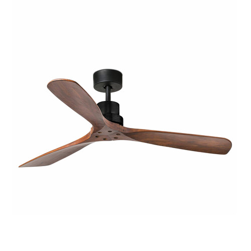 LANTAU L Matt black/walnut fan