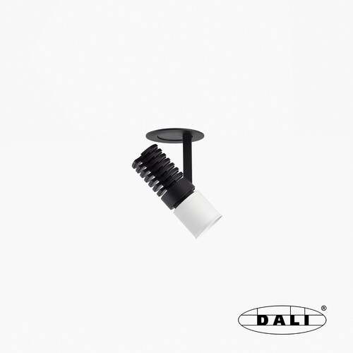 UNO black/white recessed spotlight pulldown 8W 11° 2700K CRI90 DALI