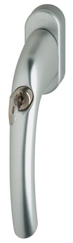 Window handle, Hoppe Tokyo 0710S/U26 aluminium - 974.50.441