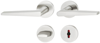 Door handle set, Stainless steel, FSB, ASL® model 12 1005 01954 6204 - 903.83.826