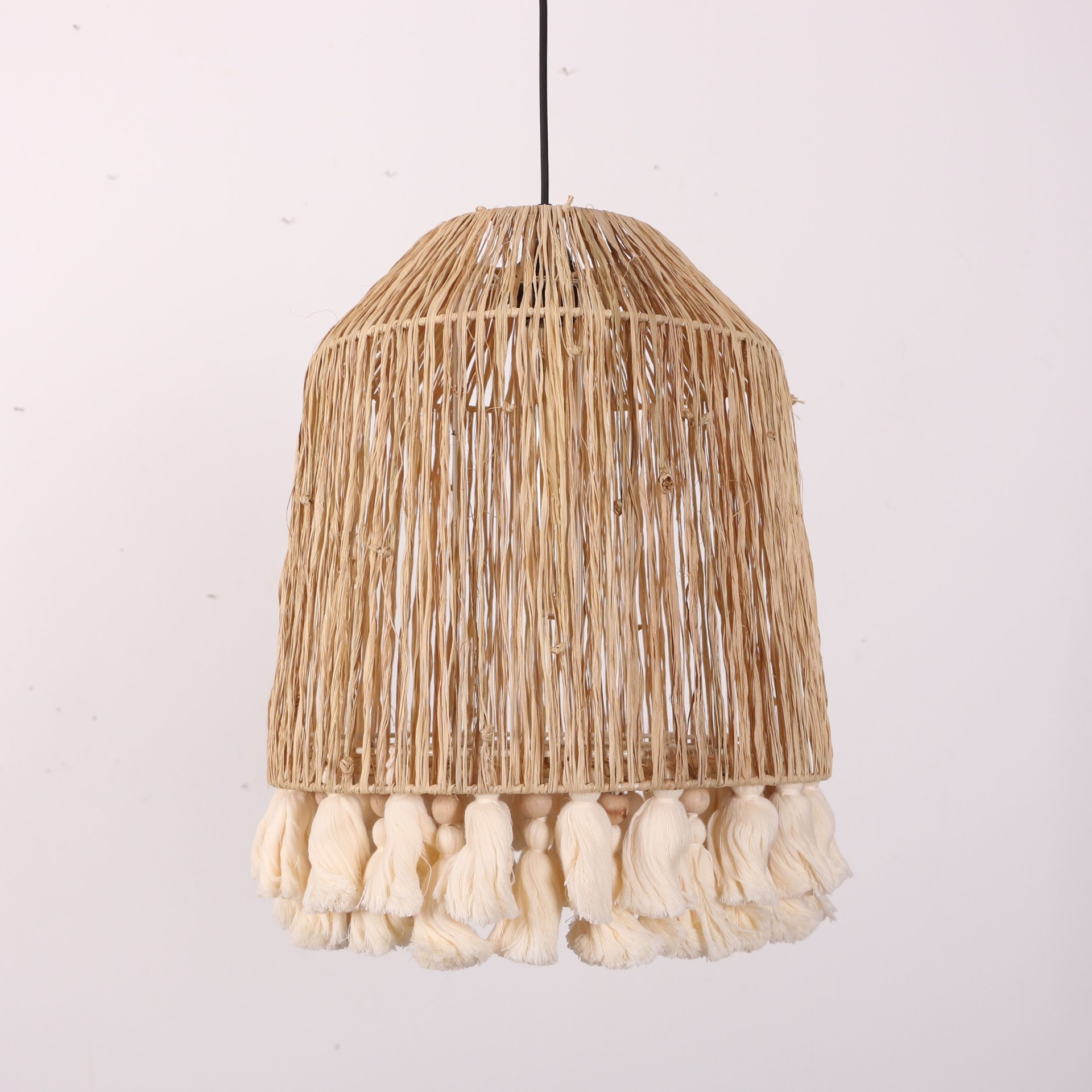 İstanbul Rafya ve Ponponlu Separatörlü Avize.