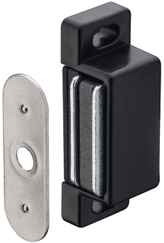 Magnetic catch housing, pull 2.0 kg, for screw fixing, square - 246.26.341