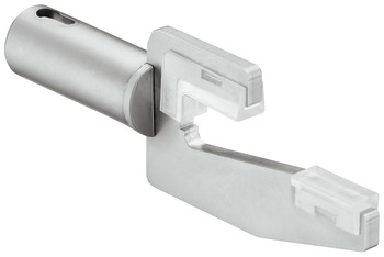 Bracket with clamp, For glass shelves, for plug-in sleeve, point suspension - 790.98.960