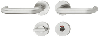 Kapı kulpu seti, paslanmaz çelik, Dorma, Premium 8100/6501/6612 - 903.93.033