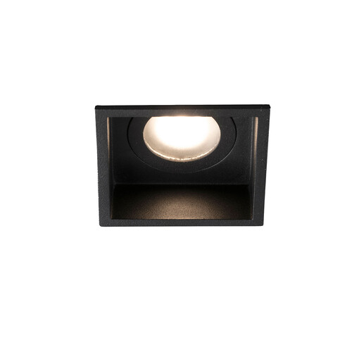 HYDE SQ Black square recessed lamp