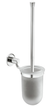 WC brush set, With satin frosted glass - 980.60.812