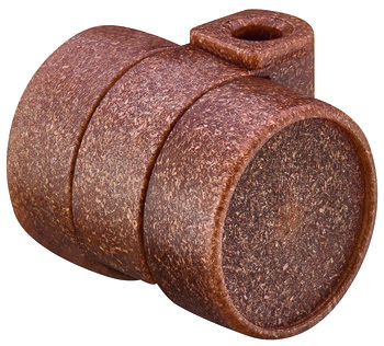Twin wheel castor, Load Bearing Capacity 30 Kg, Steerable - 661.23.730