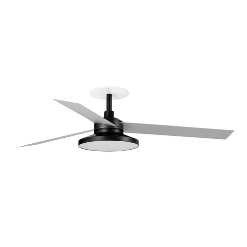 CRUISER RECESSED TAK L siyah/aluminium fan 3000K TUYA