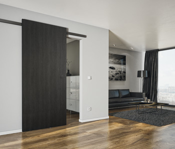 Sliding door fitting, Slido D-Line41 80X, set - 940.42.069