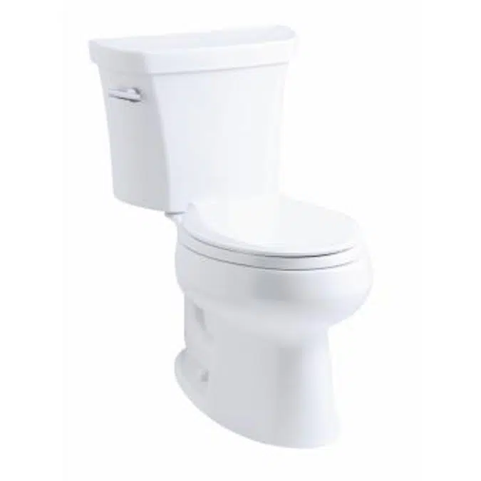 Wellworth Insulated Right-Hand Lever Elongated Toilet (14" Rough-in)