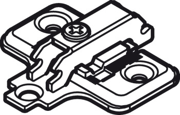Mounting plate, For Swingfront 17/24 FB - 407.34.710