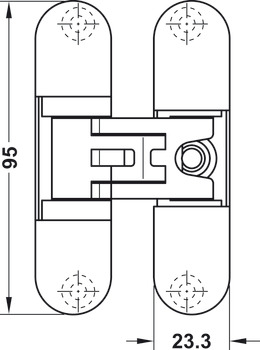 Concealed Door Hinge Startec H2 - 927.91.548