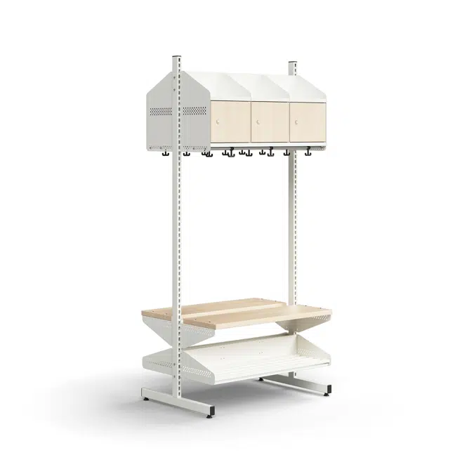 Entry 6 Basic Wardrobe Unit with Wooden Doors