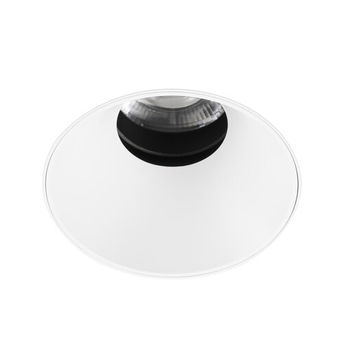 DEEP60 White round frameless downlight 60° 4000K CRI90 honeycomb