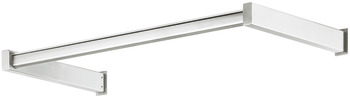 Wall mounted wardrobe rack, Wall mounting, stainless steel - 844.19.051
