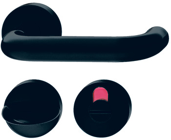 Door handle set, Hewi 111.R02.130 polyamide - 907.93.490