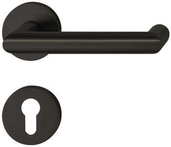 Door handle setStartec model PDH 4106, stainless steel, fire resistant door - 903.92.693