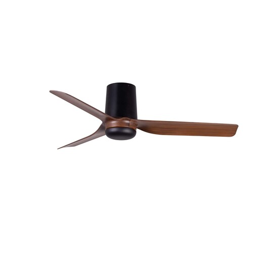 MINI PUNT TUB S Ceiling fan siyah/ceviz duvar kumandası siyah
