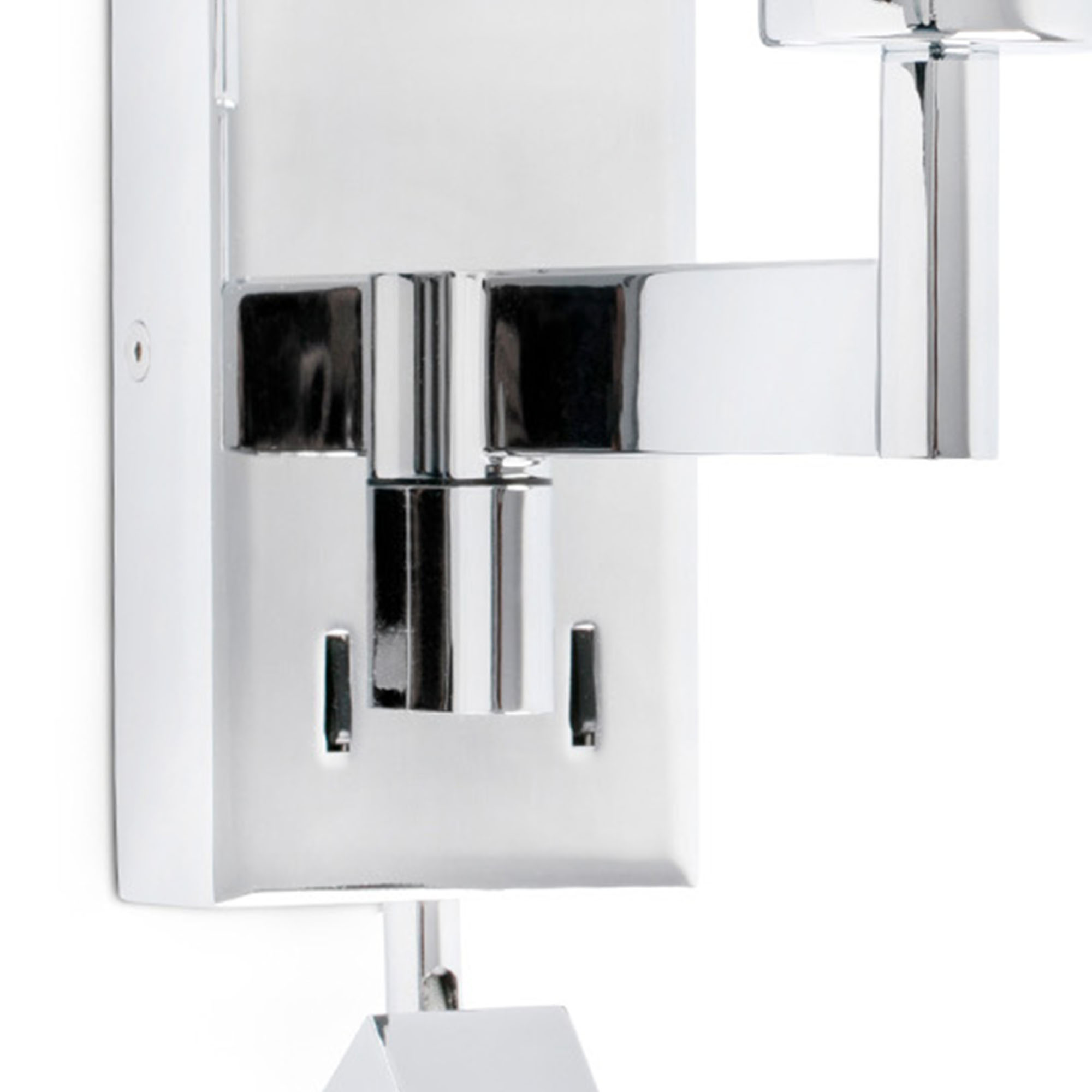 ARTIS Chrome/white wall lamp with reading light
