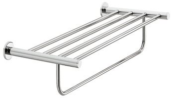 Towel shelf with towel rail, Round - 980.60.872