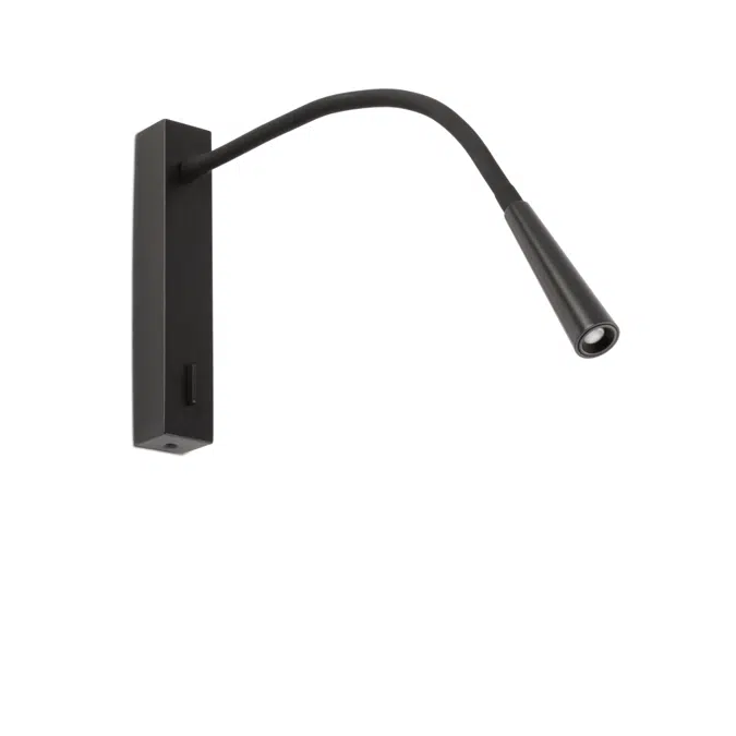 64319 - FLIN Black Wall Lamp