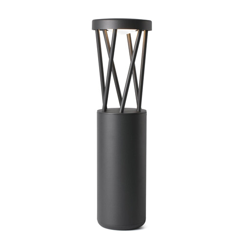 TWIST 500 Dark grey bollard lamp