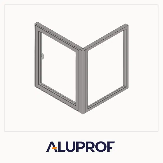 MB-86 Casement Köşe Sabit Alttan Açılır Pencere