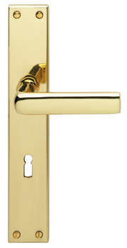 Door handle set, Brass, Bisschop, Hochkantoval 1929/8024 - 900.82.091