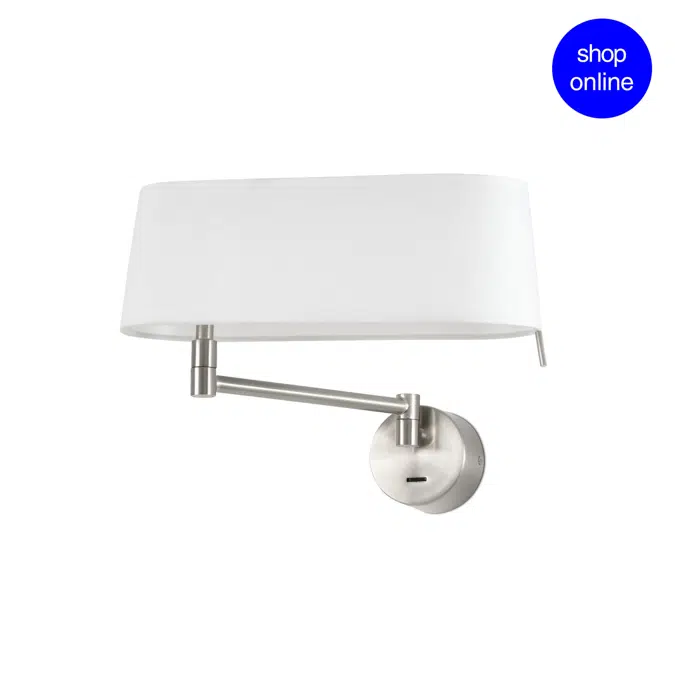 28480 - Nikel Duvar Lambası