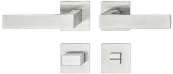 Kapı Kolu Seti, Paslanmaz Çelik, Startec, model LDH 3159 - 903.83.016